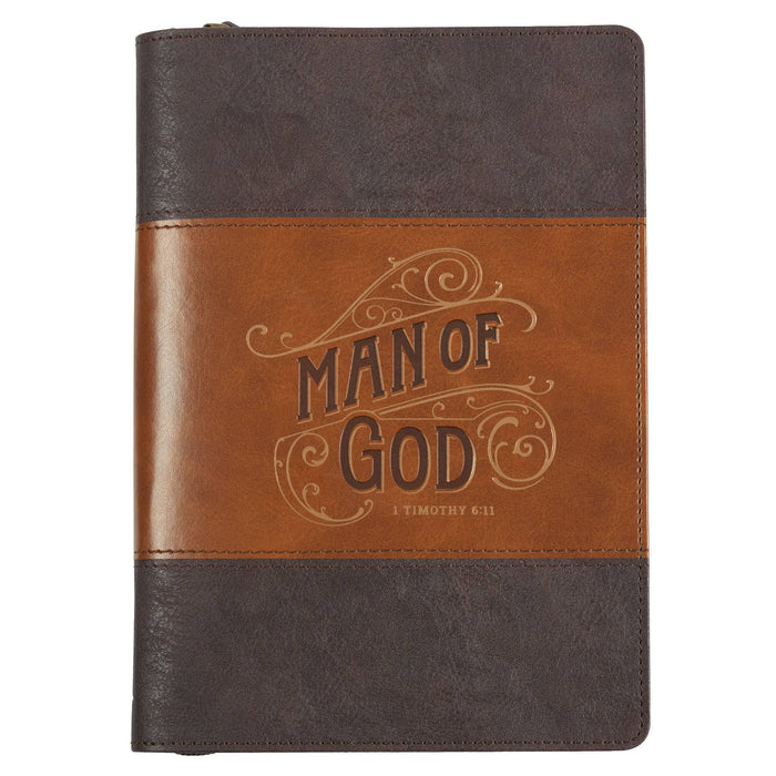 Two-tone Man of God Leather Journal