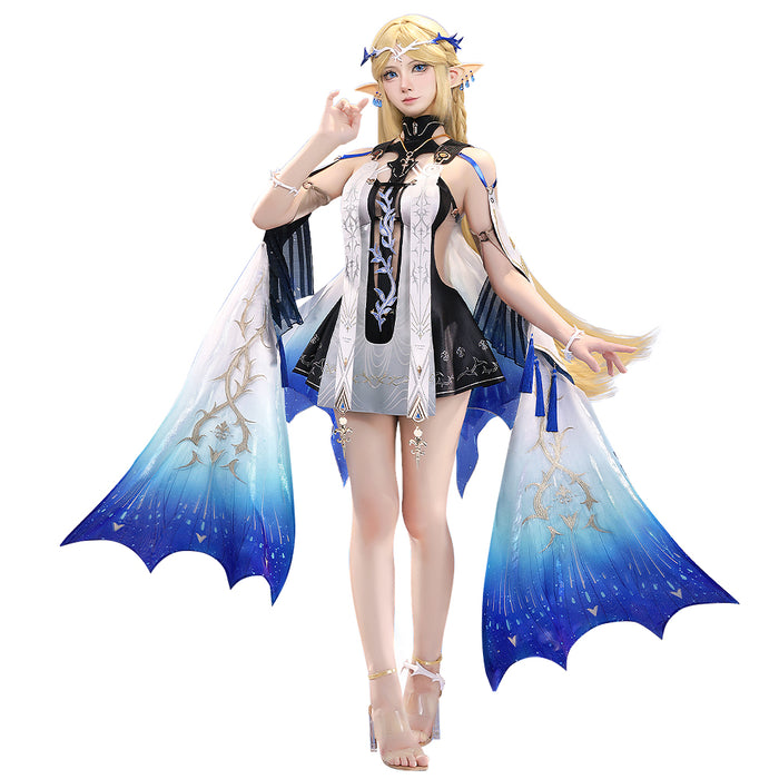 【US LOCAL SHIPPING 】DokiDoki-SR Game Wuthering Waves Cosplay Cartethyia Costume