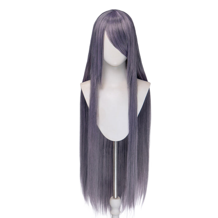 【US LOCAL SHIPPING 】【Purple】DokiDoki Cosplay Wig Basic Wig Long Straight Purple 100 CM Hair Wig Base