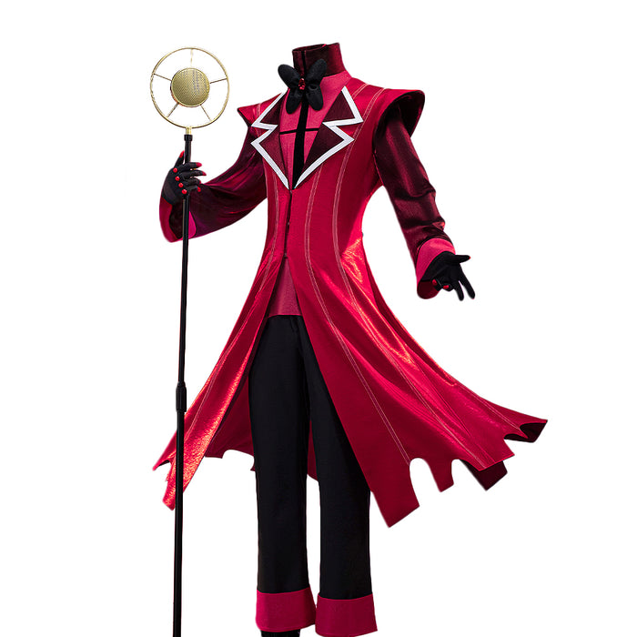 【US/EU LOCAL SHIPPING】【Size S-3XL】DokiDoki-R Anime Hell Hotel Cosplay Costume Demon Red Suit
