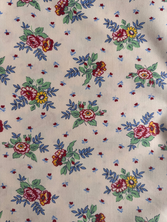 Vintage Floral - Cream - MomNSon