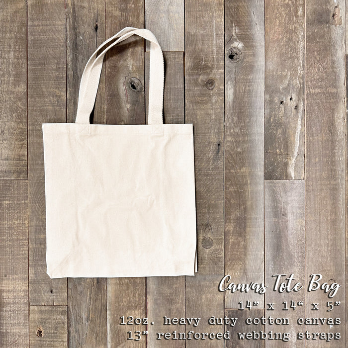 Watercolor Indigo Bunch - Canvas Tote Bag