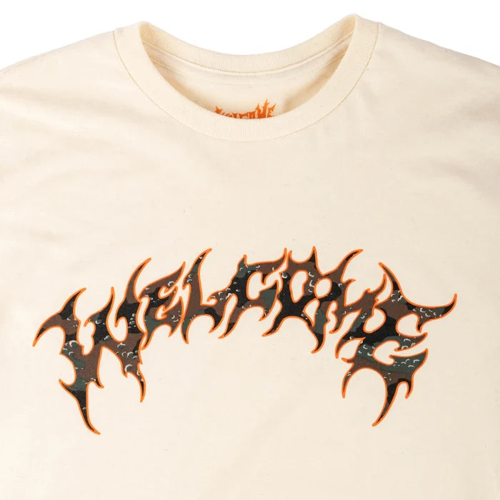WELCOME - BARB FILL PRINTED TEE BONE/CAMO