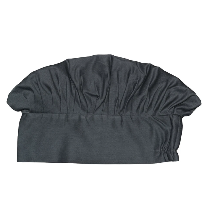 Black Chef's hat on a white background