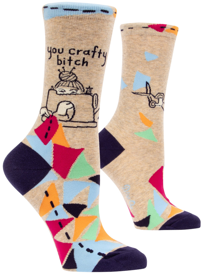 You Crafty B*tch Women's Crew Socks
