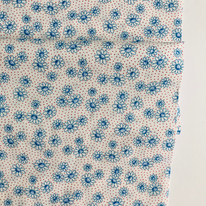 Happy Memories - Daisy - White/Blue - Sojitsu