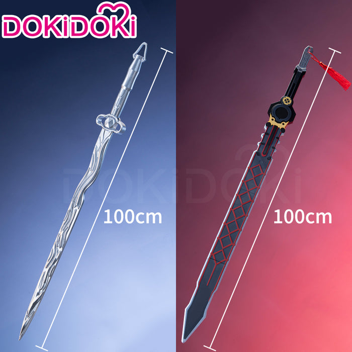 【100 CM】DokiDoki Game Zenless Zone Zero Cosplay Ye Shunguang Qingming Sword Prop ZZZ Ye Shun Guang