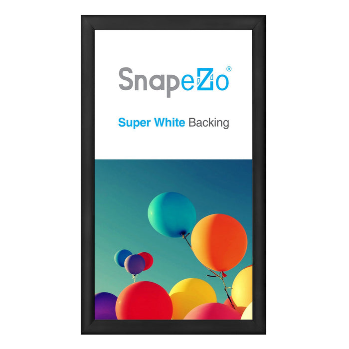 13x24 Black SnapeZo® Snap Frame - 1.2" Profile