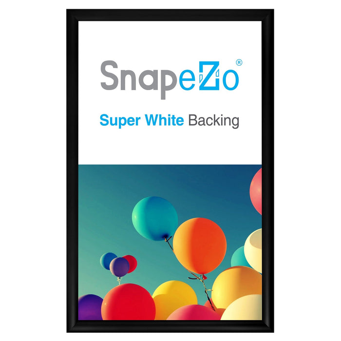 14x22 Black SnapeZo® Snap Frame - 1.2" Profile