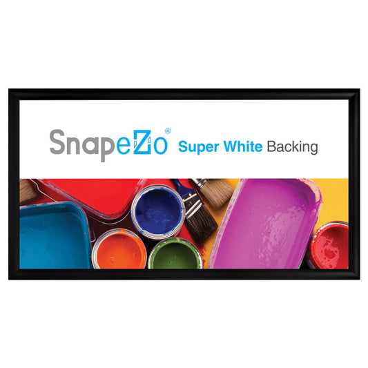 15x30 Black SnapeZo® Snap Frame - 1.2" Profile