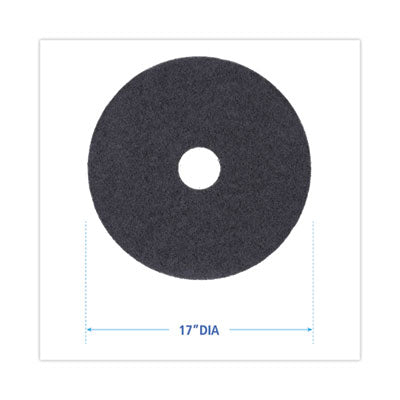 17" BLACK STRIPPING PAD