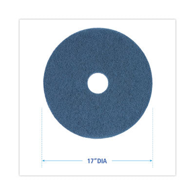 17" BLUE SCRUBBING PAD