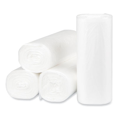17X18 6 MICRON CLEAR LINERS 2000/CS ( 4 GALLON )