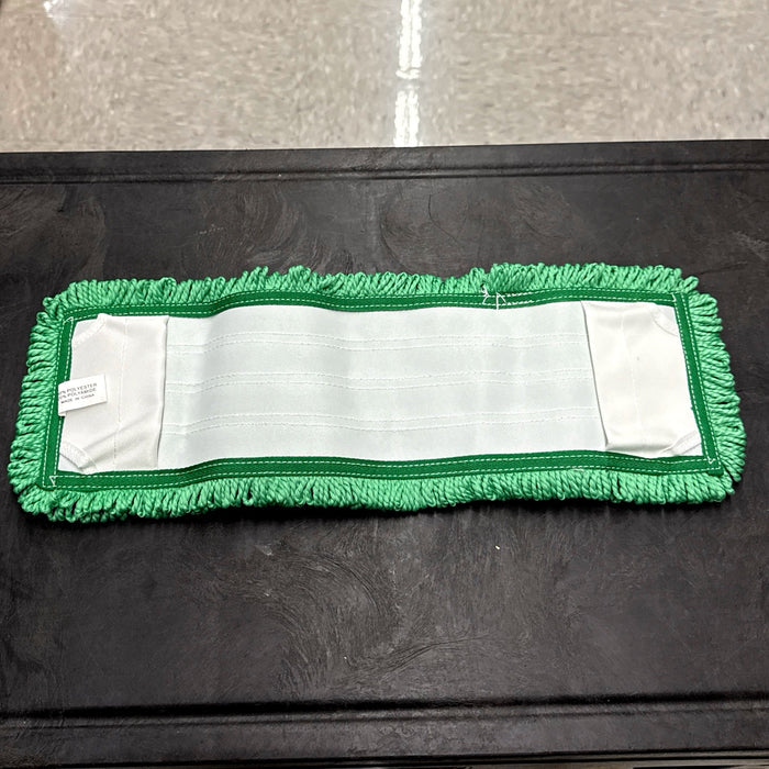 18" GREEN MICROFIBER POCKET MOP ( LOOPED END )