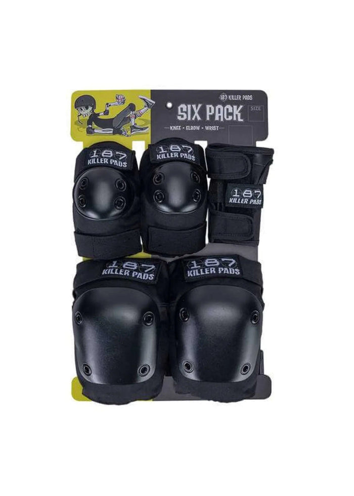 187-  SIX PACK - ADULT BLACK