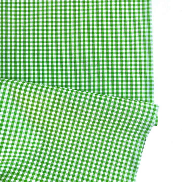 1/8th inch Gingham Check - Green - Sevenberry