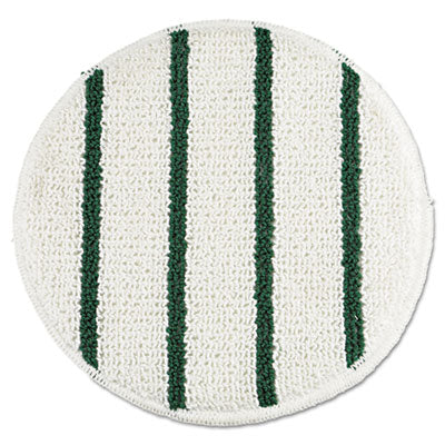 19" CARPET BONNET W/ GREEN STRIPES