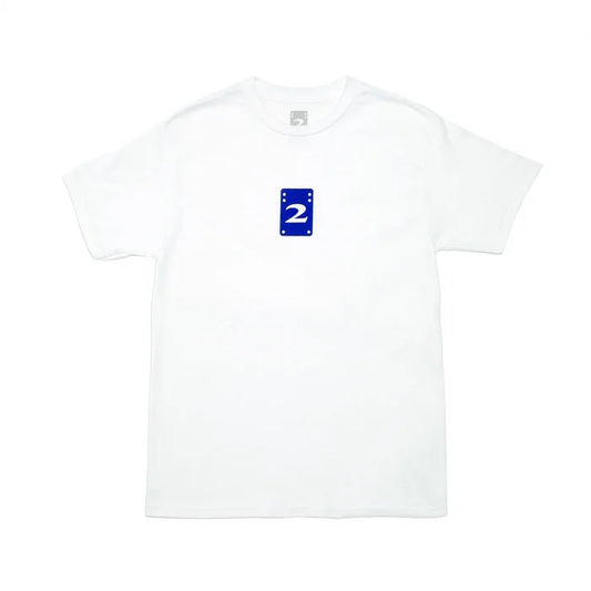 2 RISER PADS - LOGO TEE WHITE