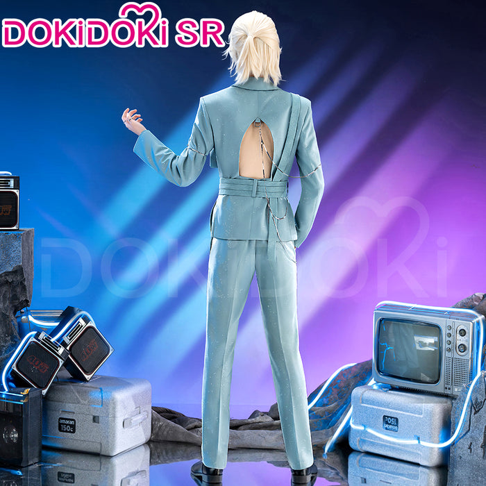 【2 Style】【Size S-3XL】DokiDoki-SR Anime Cosplay Costume R7 Stage Green Suit
