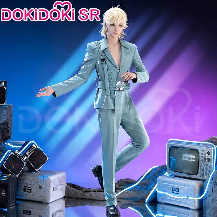【2 Style】【Size S-3XL】DokiDoki-SR Anime Cosplay Costume R7 Stage Green Suit