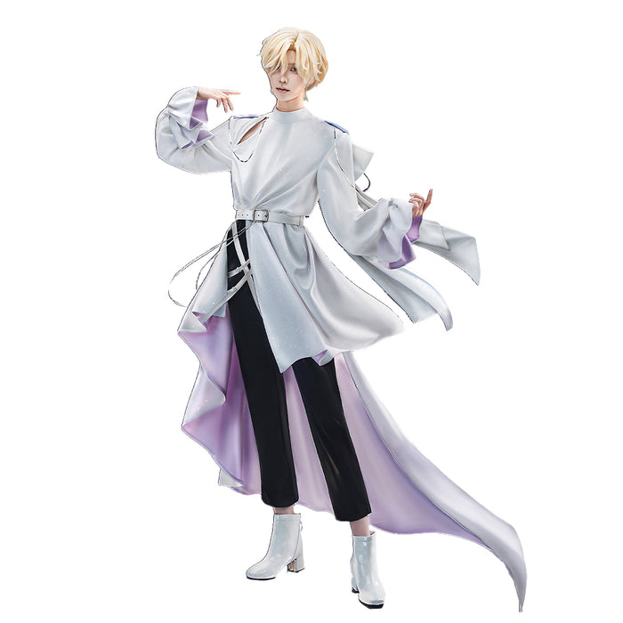 【2 Style】【Size S-3XL】DokiDoki-SR Anime Cosplay Costume Round 5 White Male R5