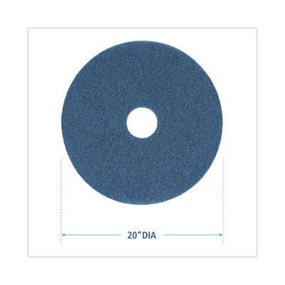 20" BLUE SCRUBBING PAD