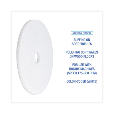 20" WHITE POLISHING PAD