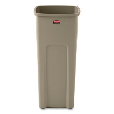 23 Gallon Square Waste Receptacle 16"x16", BEIGE ( USE LID 2689 )
