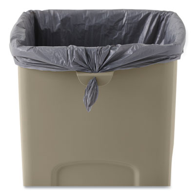 23 Gallon Square Waste Receptacle 16"x16", BEIGE ( USE LID 2689 )
