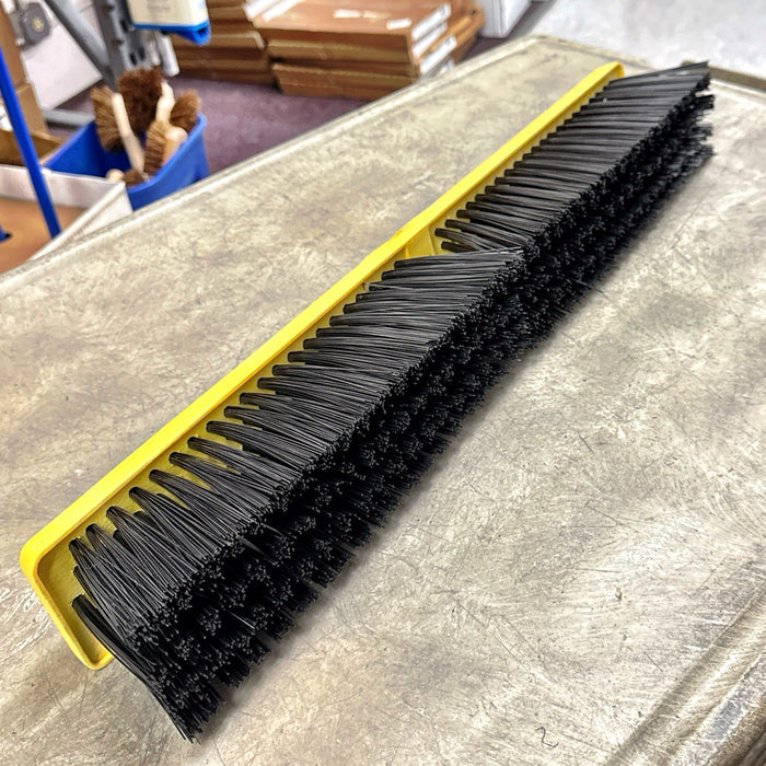 24" COARSE PUSH BROOM HEAD W/ PLASTIC BLOCK