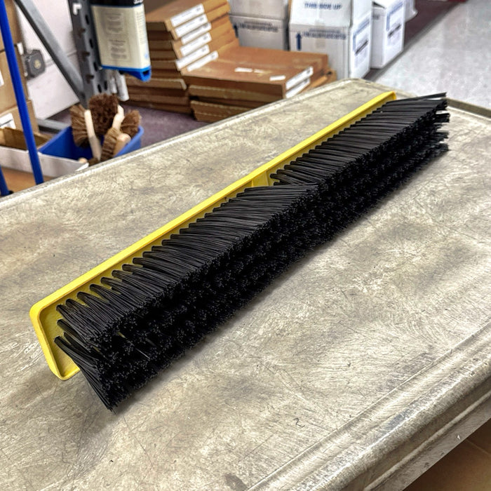 24" COARSE PUSH BROOM HEAD W/ PLASTIC BLOCK