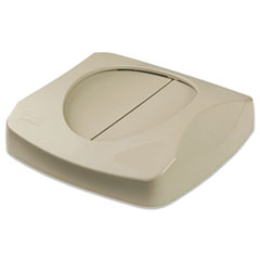 2689 Swing Top Lid for Untouchable Can, 16" Square, BEIGE (FITS 3569 SQUARE CAN)
