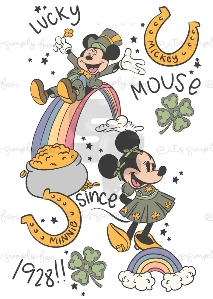 3 Month Patreon Tier Bundle - Lucky Mouse Couple