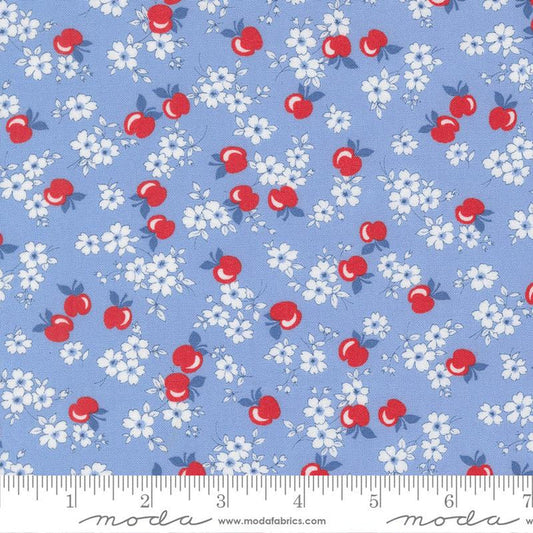30's Playtime 2025 - Apple Blossoms - Sky - Linzee McCray - Moda