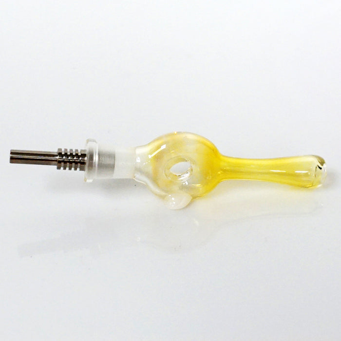 3.5" Fumed Donut Nectar Collector - White