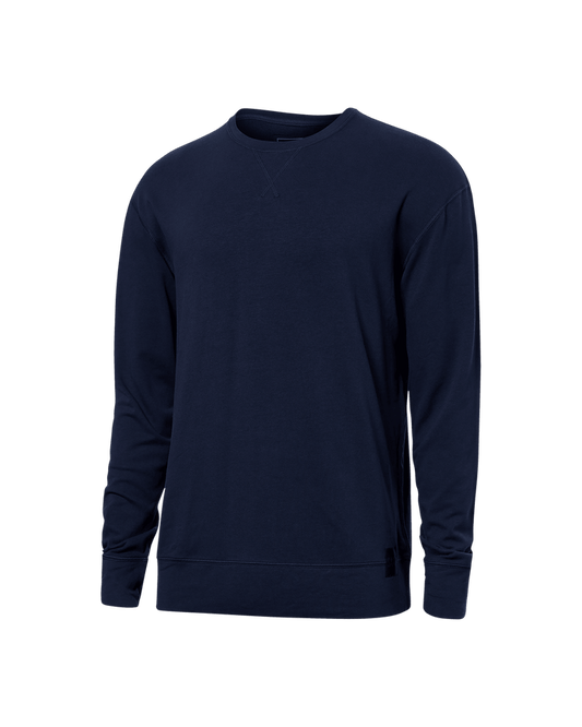 3Six Five Long Sleeve Crew - Maritime Blue