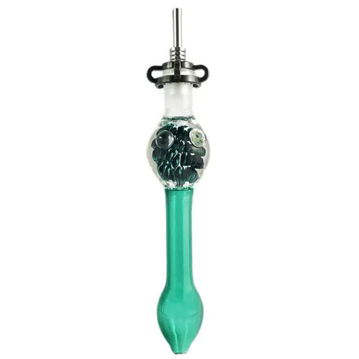 6" Colored I/O Glass Nectar Collector Set