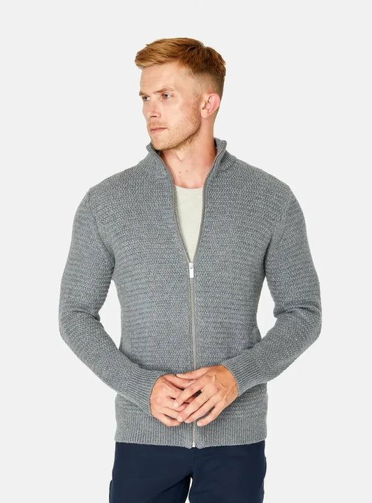 7 Diamonds Yosemite Cardigan - HEATHER CHARCOAL