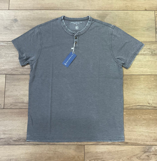 Short Sleeve Henley - Stone