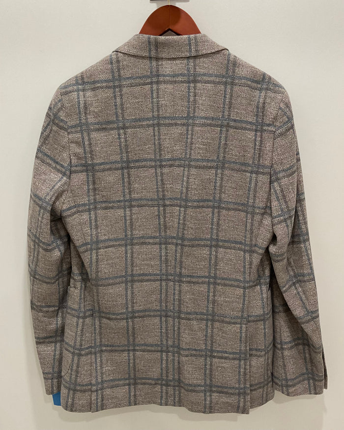 Camel Window Pane Sport Coat