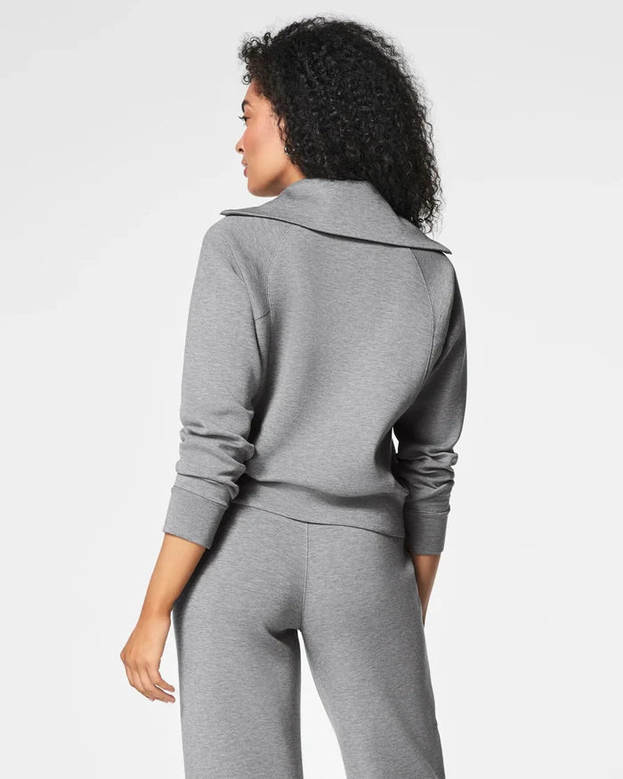 Airessentials Half Zip Heather Grey