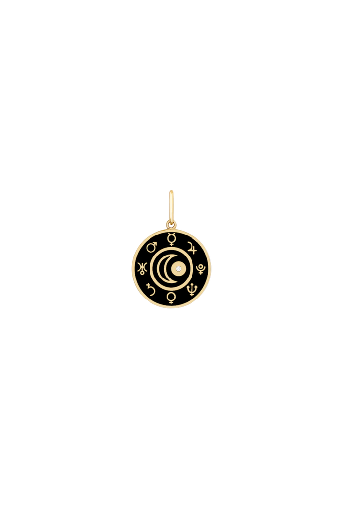 Thatch Alchemy Enamel Charm in black