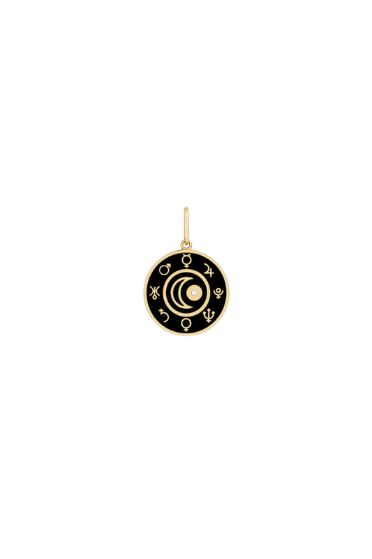 Thatch Alchemy Enamel Charm in black