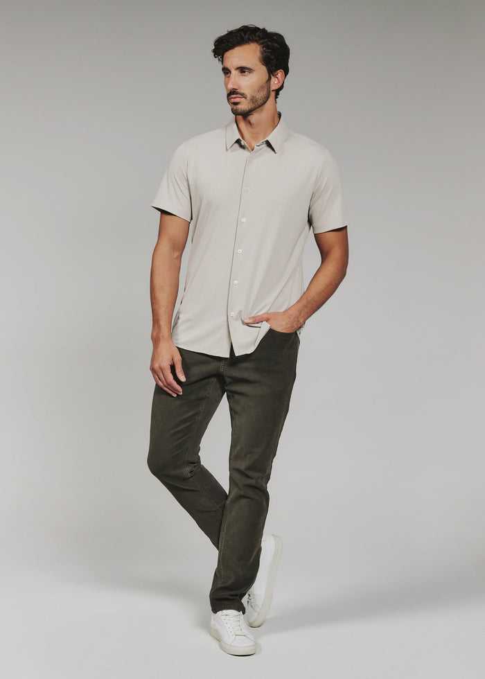 Aldridge Short Sleeve Shirt - Sand
