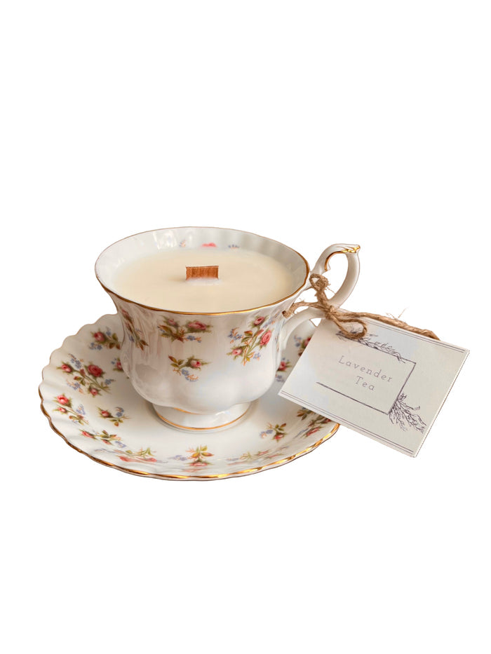 AlfalfaPastures Handcrafted -  Tea Cup Candles