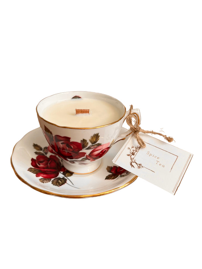 AlfalfaPastures Handcrafted -  Tea Cup Candles