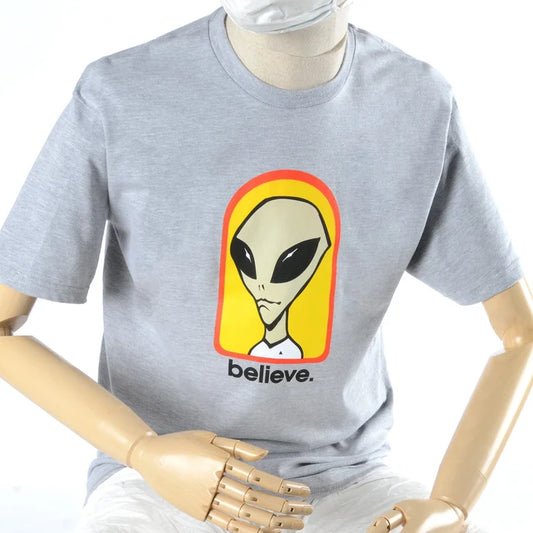 ALIEN WORKSHOP - BELIEVE TSHIRT HEATHER GRAY