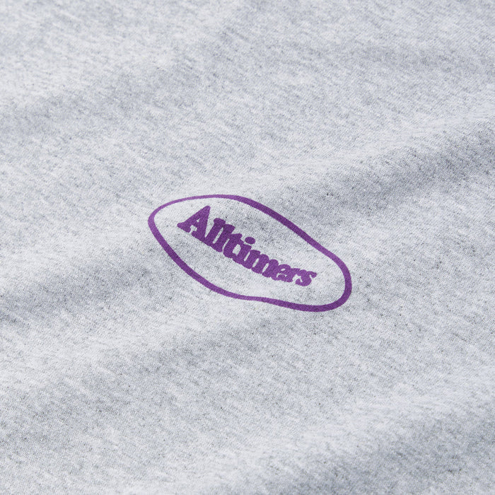 ALLTIMERS - BROADWAY OVAL T-SHIRT - HEATHER GREY