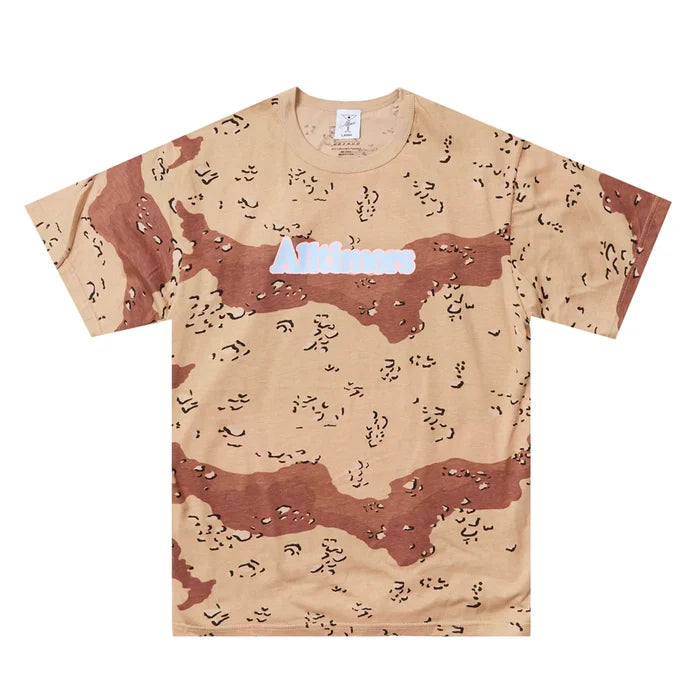 ALLTIMERS - DESERT CAMO BROADWAY LOGO T-SHIRT
