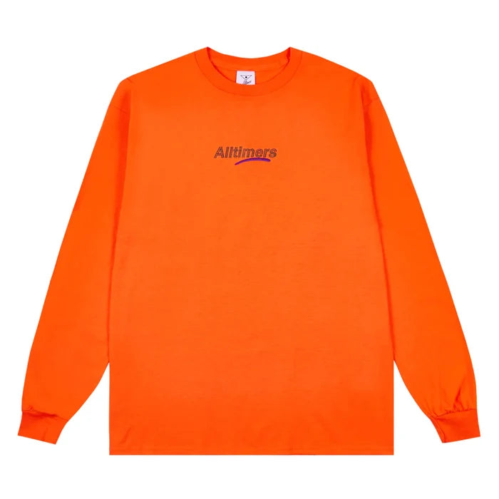 ALLTIMERS - ESTATE EMBROIDERED LONGSLEEVE - ORANGE